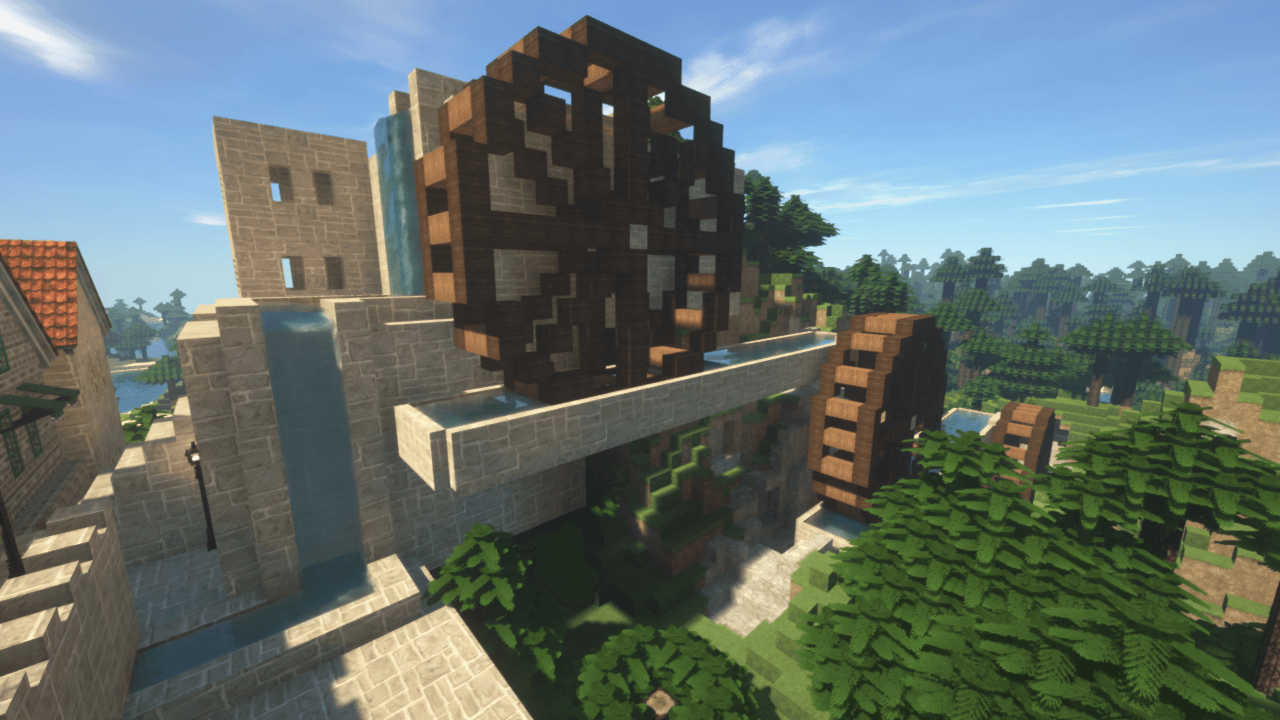 Minecraftで街作り 入り江の街建築日記4 猫ろぐ