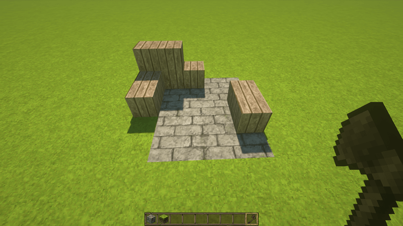 Minecraft Worldeditの使い方 選択範囲内にブロックを積み重ねる Overlay 猫ろぐ