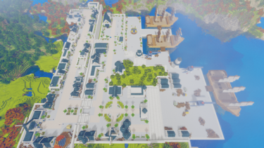 【完成】Minecraftで街作り-ROアルベルタ建築日記7